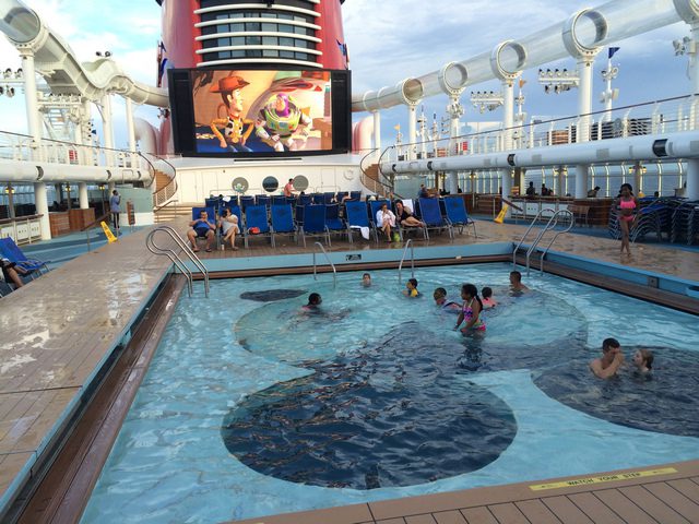 Disney Cruise Dream Swimming Pool Children